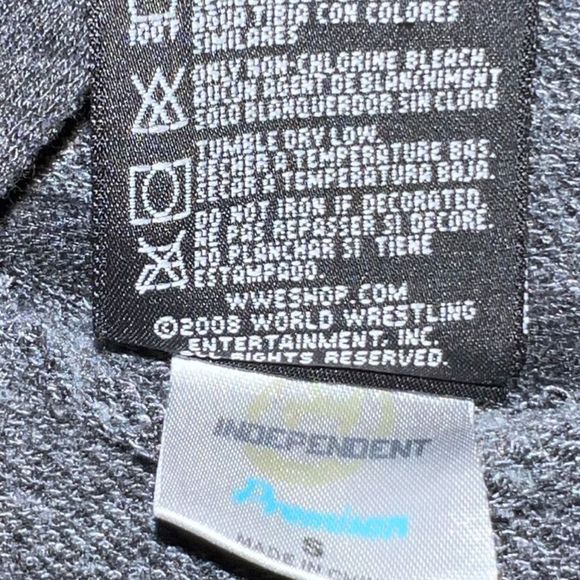 2008 CM Punk WWE Authentic Merchandise Hoodie Size Small - Picture 4 of 6